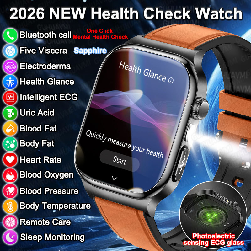 Fall Detection Watch - Reloj Inteligente 2026 con Diagnóstico Preciso,
