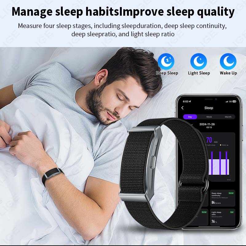 LIGE-pulsera inteligente depor - Fall Detection Watch reseña y precio