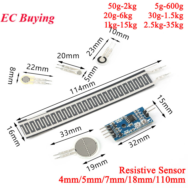 Sensor de presión de película  - Muscle Sensor Emg reseña y precio